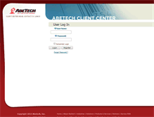 Tablet Screenshot of client.abetech.com